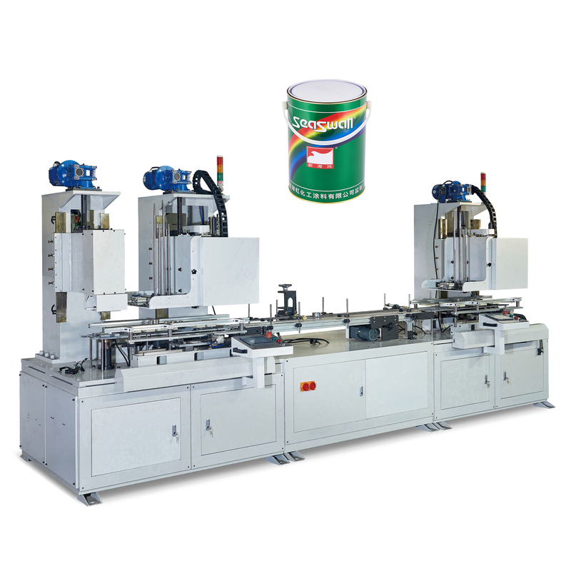 0.5-3L Round Paint Can Making Machine For Metal Can Making